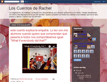 Tablet Screenshot of loscuentosderachel.blogspot.com