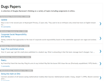 Tablet Screenshot of dugs-papers.blogspot.com