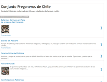 Tablet Screenshot of pregonerosdechile.blogspot.com