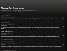 Tablet Screenshot of cheapestcarinsuranse.blogspot.com