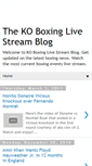 Mobile Screenshot of koboxinglivestream.blogspot.com