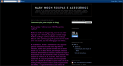 Desktop Screenshot of lojamarymoon.blogspot.com