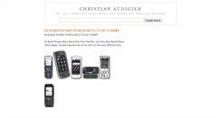 Desktop Screenshot of christianaudigiers.blogspot.com