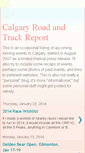 Mobile Screenshot of calgaryroadandtrackreport.blogspot.com