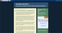 Desktop Screenshot of genemisc.blogspot.com