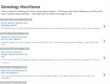 Tablet Screenshot of genemisc.blogspot.com