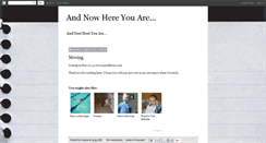 Desktop Screenshot of andnowhereyouare.blogspot.com