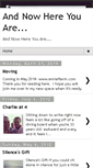 Mobile Screenshot of andnowhereyouare.blogspot.com