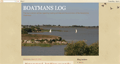 Desktop Screenshot of boatmanslog.blogspot.com