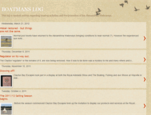 Tablet Screenshot of boatmanslog.blogspot.com