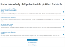 Tablet Screenshot of kontorstole-udsalg.blogspot.com