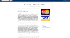 Desktop Screenshot of creditcardsnews.blogspot.com