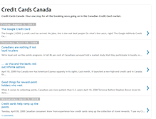 Tablet Screenshot of creditcardsnews.blogspot.com