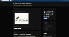 Desktop Screenshot of excessive-tyler.blogspot.com