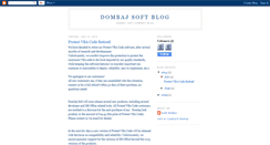 Desktop Screenshot of dombajsoft.blogspot.com