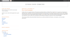 Desktop Screenshot of luogononcomune.blogspot.com