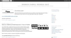 Desktop Screenshot of herkesfarkliherkesesit.blogspot.com