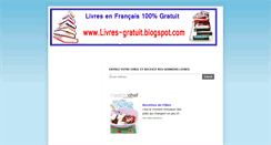 Desktop Screenshot of livres-gratuit.blogspot.com