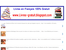 Tablet Screenshot of livres-gratuit.blogspot.com