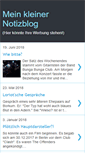 Mobile Screenshot of meinkleinernotizblog.blogspot.com