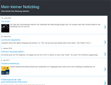 Tablet Screenshot of meinkleinernotizblog.blogspot.com