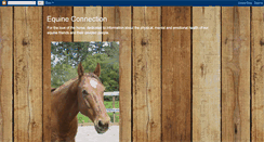 Desktop Screenshot of equineconnection.blogspot.com