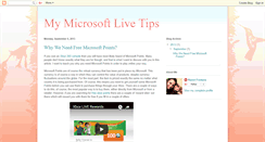 Desktop Screenshot of microsoftlivetips.blogspot.com