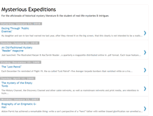 Tablet Screenshot of mysteriousexpeditions.blogspot.com