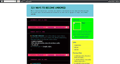 Desktop Screenshot of 321unboreds.blogspot.com
