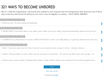 Tablet Screenshot of 321unboreds.blogspot.com