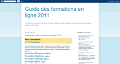 Desktop Screenshot of guide-des-formations-en-ligne.blogspot.com