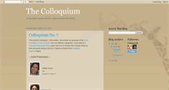 Desktop Screenshot of colloquiumsa.blogspot.com
