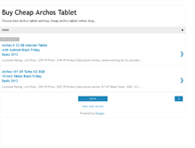 Tablet Screenshot of buy-cheap-archos-tablet.blogspot.com