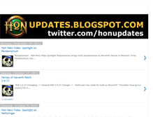 Tablet Screenshot of honupdates.blogspot.com