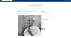 Desktop Screenshot of palm-reading.blogspot.com