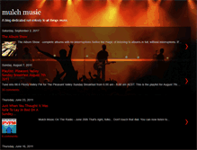 Tablet Screenshot of mulchmusic.blogspot.com