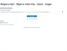 Tablet Screenshot of bulgarcamp3indir.blogspot.com