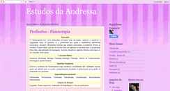 Desktop Screenshot of estudosdaandressinha.blogspot.com