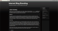 Desktop Screenshot of internet-blog-branding.blogspot.com