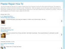 Tablet Screenshot of plasterrepairhowto.blogspot.com