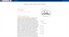 Desktop Screenshot of chefandthefatman.blogspot.com