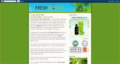 Desktop Screenshot of freshworld2u.blogspot.com