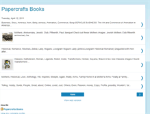 Tablet Screenshot of papercrafts-books.blogspot.com