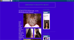 Desktop Screenshot of brookesbeautyblog.blogspot.com