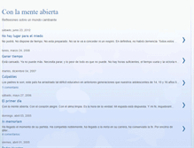 Tablet Screenshot of conlamenteabierta.blogspot.com