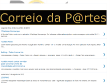 Tablet Screenshot of correiodapartes.blogspot.com