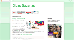 Desktop Screenshot of dicasbacanas.blogspot.com