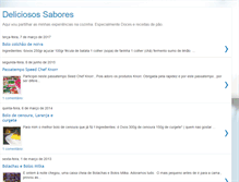 Tablet Screenshot of deliciosossabores.blogspot.com