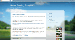 Desktop Screenshot of barbsbeadingthoughts.blogspot.com