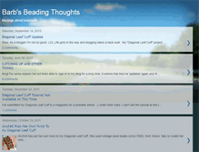 Tablet Screenshot of barbsbeadingthoughts.blogspot.com